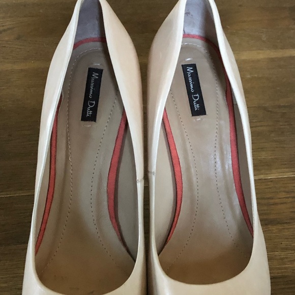Massimo Dutti Nude 4 1/2 “ Hidden Platform Heels Size 9 (40) - Picture 3 of 9